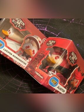 Lucifer Morningstar & Alastor Vinyl Duck Set Hazbin Hotel Tubbz Mini